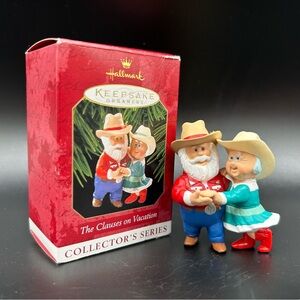Hallmark 1999 Clauses on Vacation #3 The Clauses on Vacation Ornament